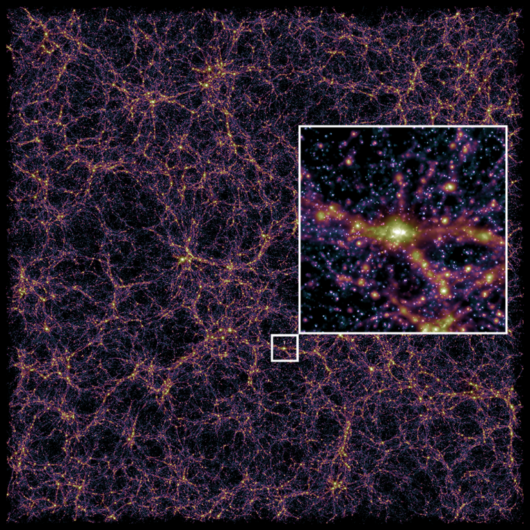 petascale computing models new universe scale